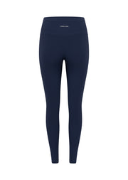 Lorna Jane Irresistible Rib Ankle Biter Leggings - Marine Blue