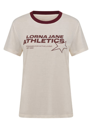 Lorna Jane First Place T-Shirt - Cream