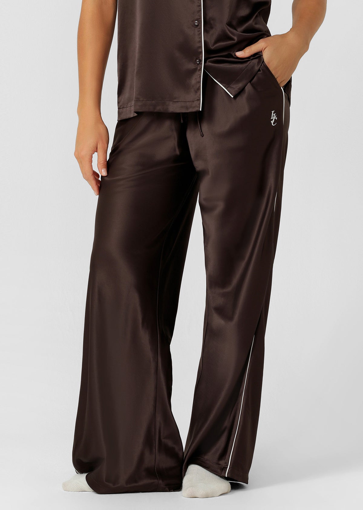Lorna Jane Sweet Dreams Satin Pants - Volcano