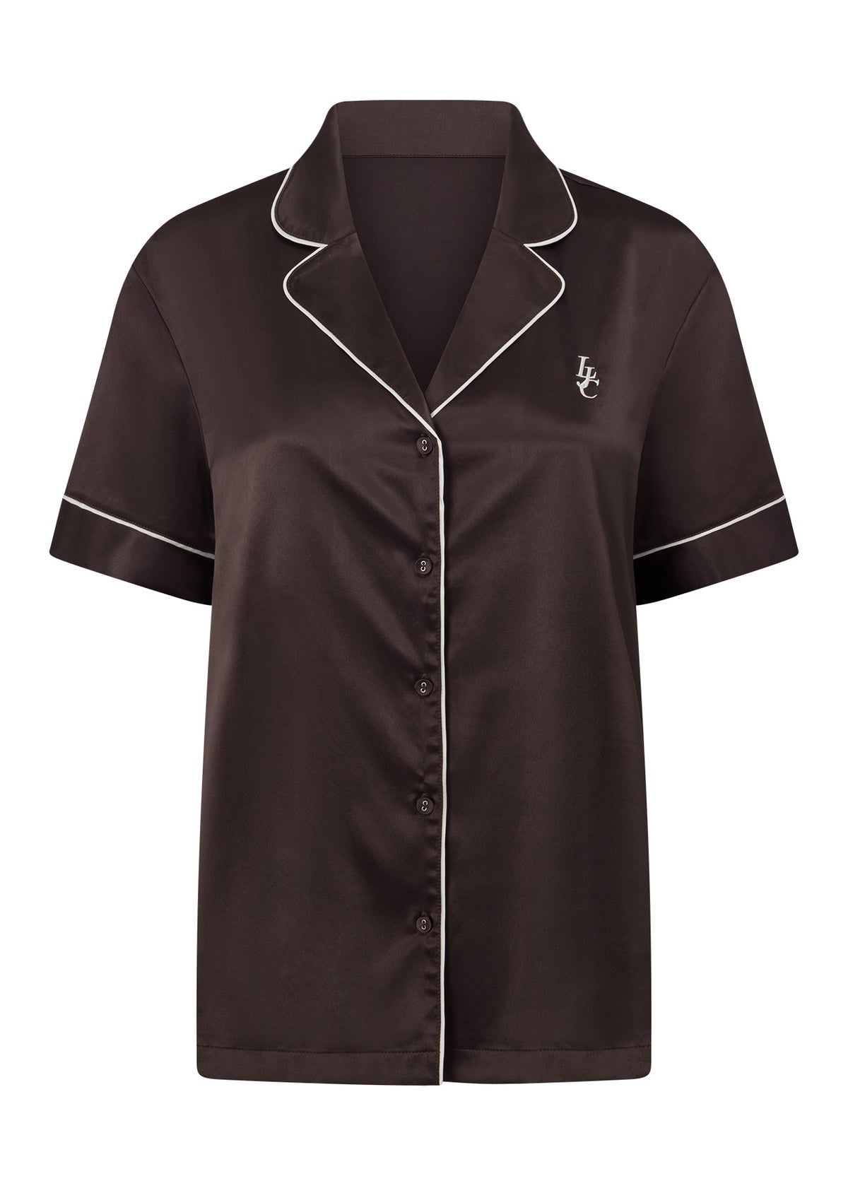 Lorna Jane Sweet Dreams Satin Short Sleeve Shirt - Volcano