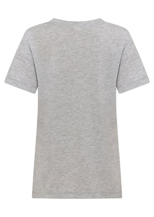 Lorna Jane Happy Holidays T-Shirt - Grey Marl