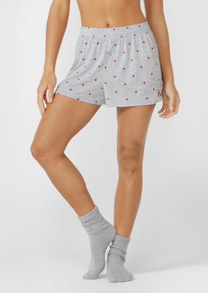 Lorna Jane Queen Of Hearts Shorts - Heart Print