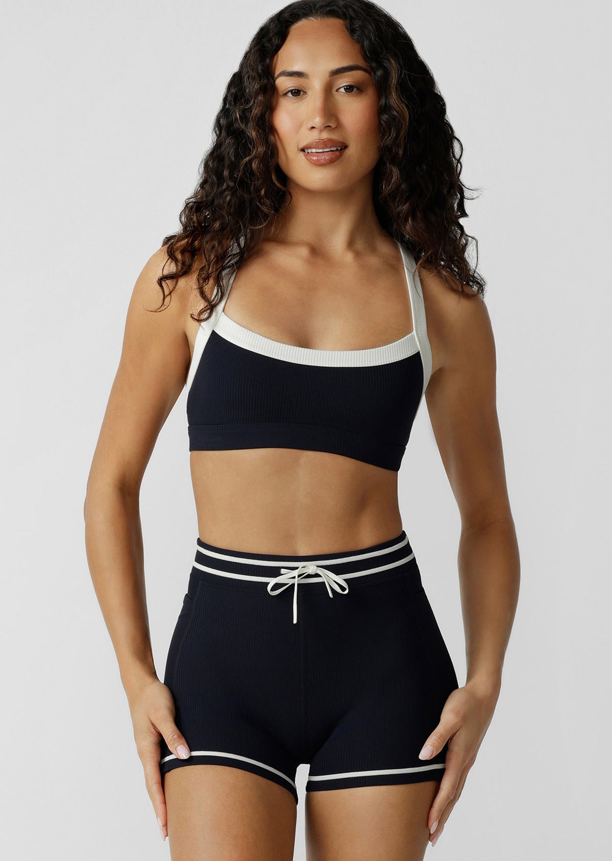 Lorna Jane LJ Sweat To Swim Sports Bra - Midnight Blue