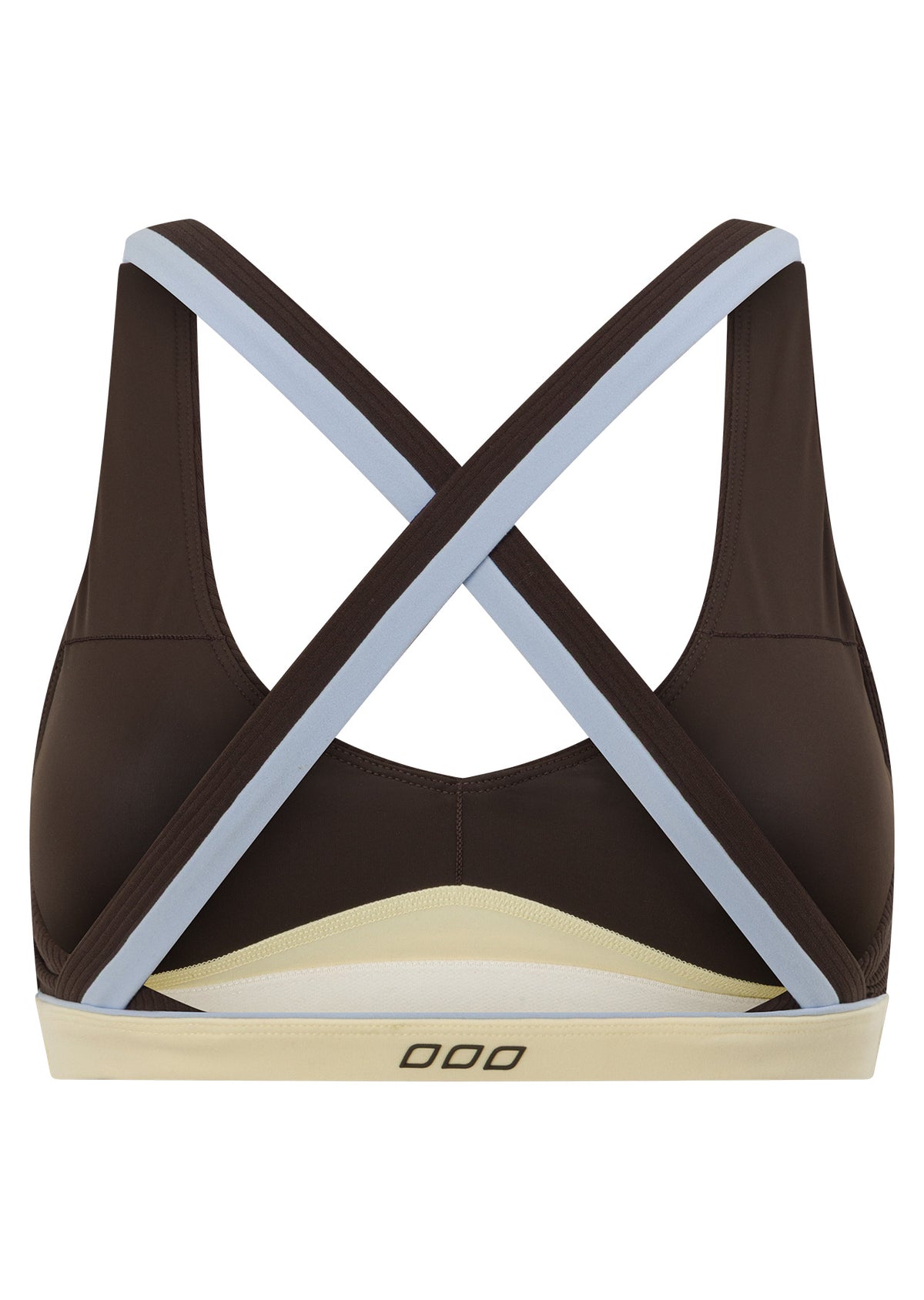 Lorna Jane Set Point High Support Rib Sports Bra - Volcano Multi