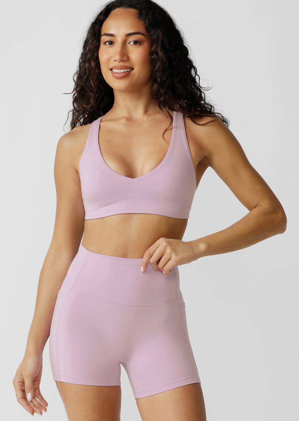 Lorna Jane Free Spirit Sports Bra - Dusty Lilac