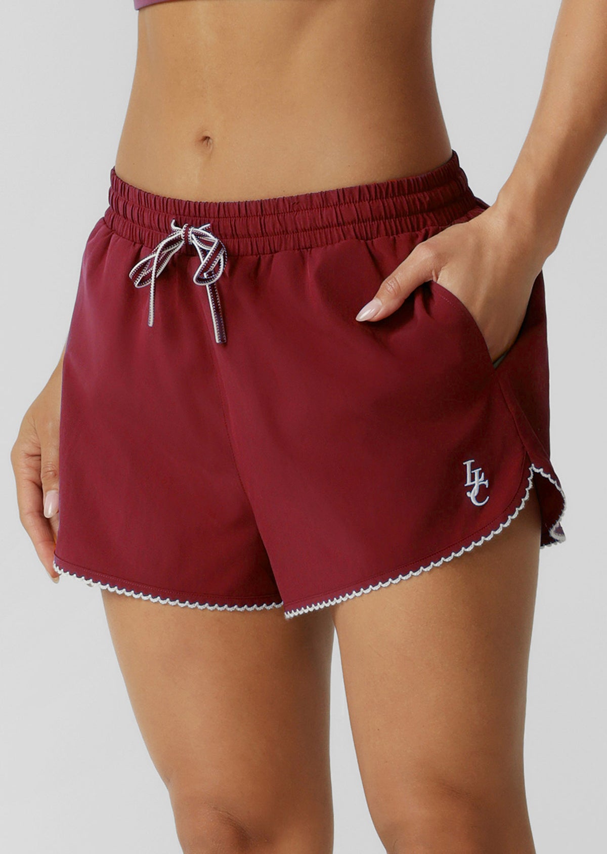 Lorna Jane LJC Pretty Sweet Run Shorts - Cherry