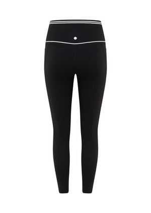 Lorna Jane LJ Baseline No Ride Ankle Biter Leggings - Black
