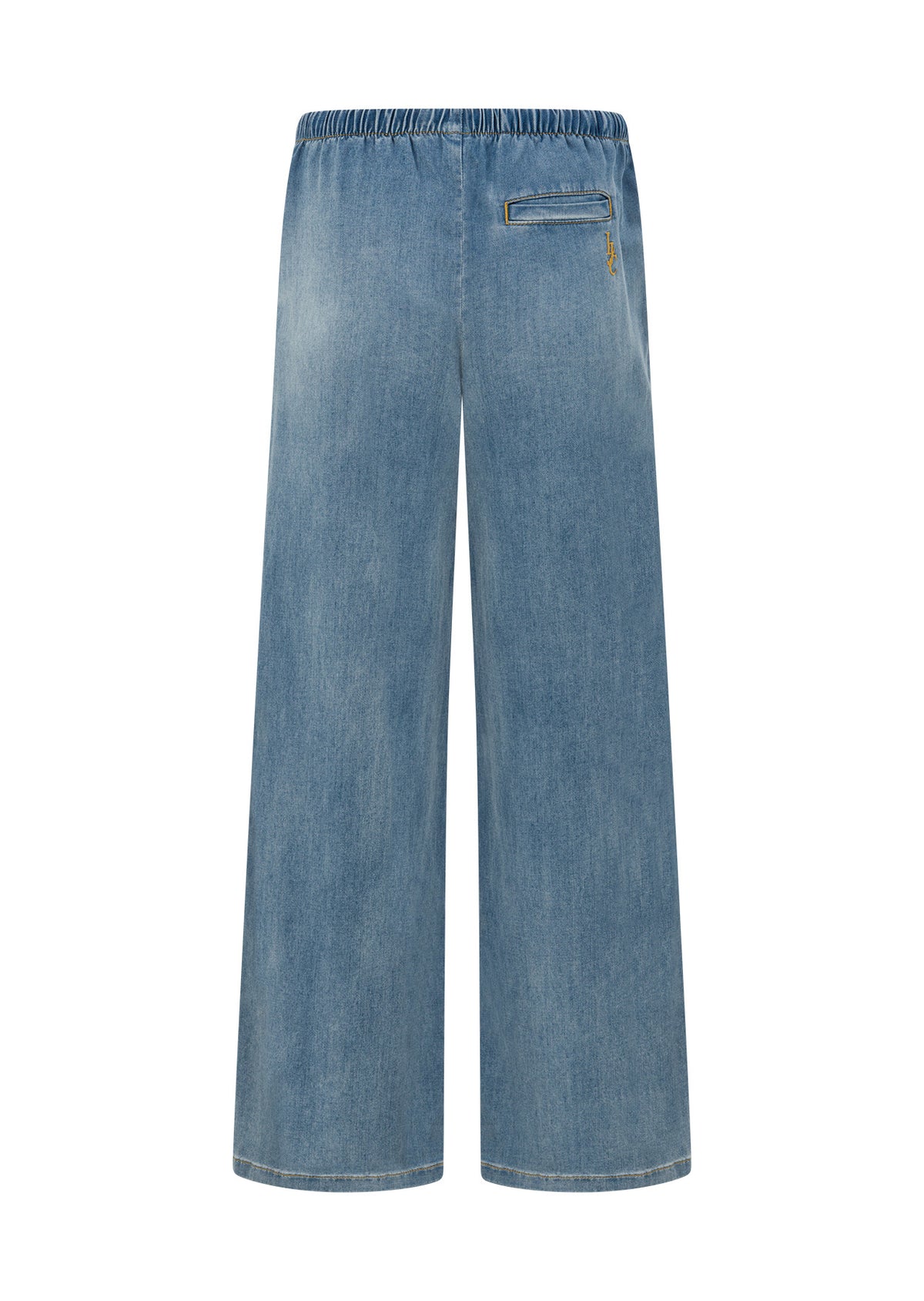 Lorna Jane LJC Lightweight Washed Denim Pants - Washed Light Blue