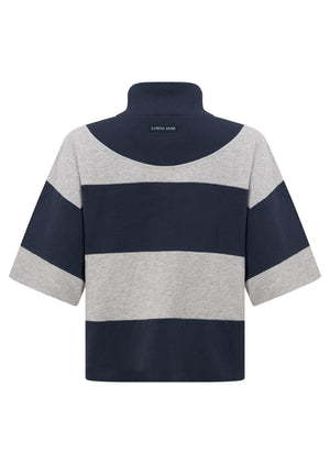 Lorna Jane Yacht Club 1/2 Zip Polo - Platinum Navy
