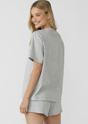 Lorna Jane All In T-Shirt - Grey Marl