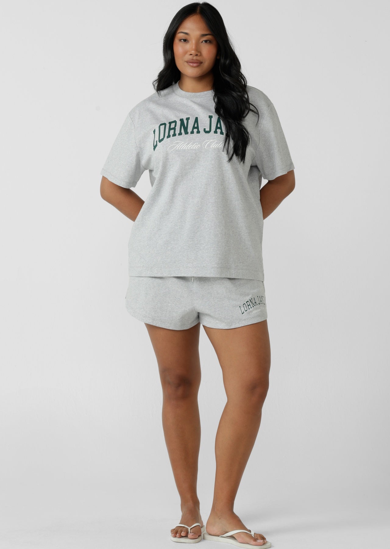 Lorna Jane All In T-Shirt - Grey Marl