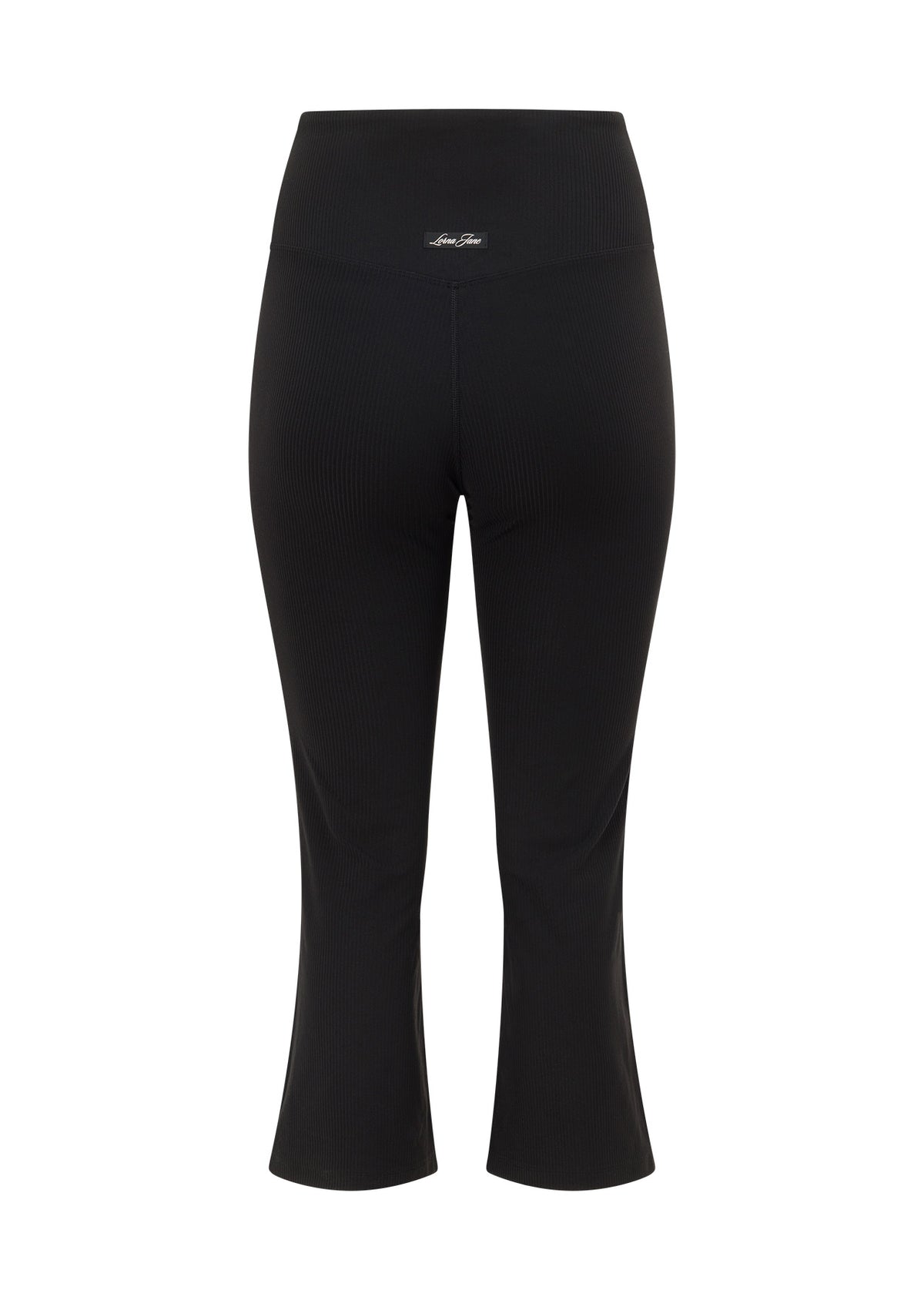 Lorna Jane Irresistible Luxe Active Rib Cropped Yoga Pants - Black