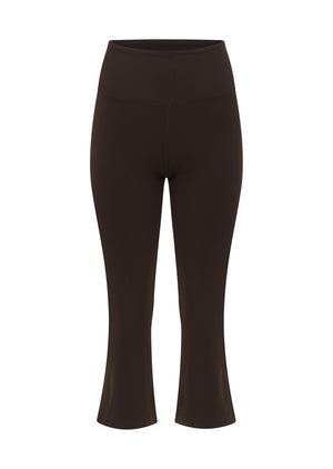 Lorna Jane Irresistible Luxe Active Rib Cropped Yoga Pants - Volcano