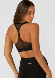 Lorna Jane Skinny Iconic Comfort Sports Bra - Black