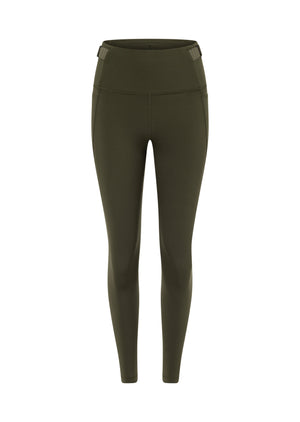 Lorna Jane Cinch And Support Phone Pocket Ankle Biter Leggings - Luxury Green