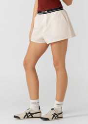 Lorna Jane Effortless Boxer Shorts - Red Stripe