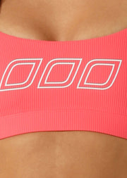 Lorna Jane Gym To Swim Sports Bra - Nectarine