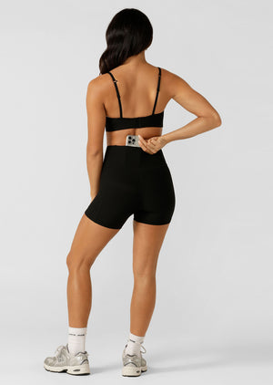 Lorna Jane Gym To Swim 12cm Bike Shorts - Black