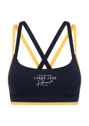 Lorna Jane Sprint To Finish Sports Bra - Oxford Navy