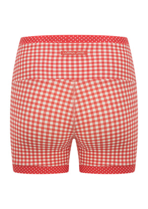 Lorna Jane Coucou Gingham 12cm Bike Shorts - Coucou Gingham Print