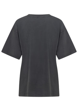Lorna Jane Summer Sports Washed Boyfriend T-Shirt - Washed Titanium
