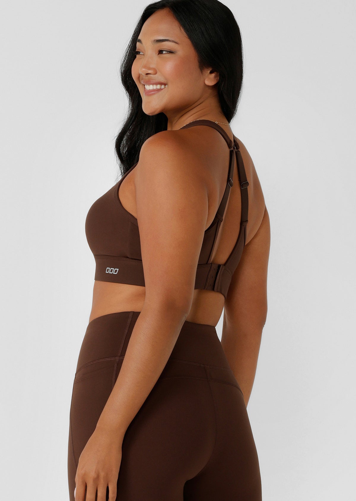 Lorna Jane Amy Maximum Support Sports Bra - Espresso