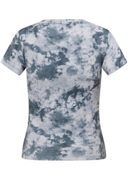 Lorna Jane Active Living Slim T-Shirt - Titanium Tie Dye Print