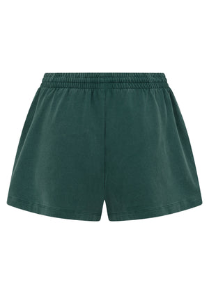 Lorna Jane Prestige Washed Shorts - Washed Palmetto Green