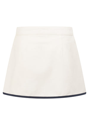 Lorna Jane Off Duty Vintage Denim Skirt - Vintage White