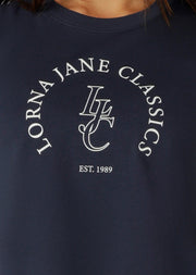 Lorna Jane Lorna Jane Classics Slim Muscle Tank - Platinum Navy