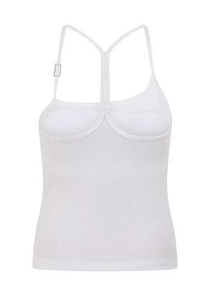 Lorna Jane Synchronised Rib Bra Tank Combo - White