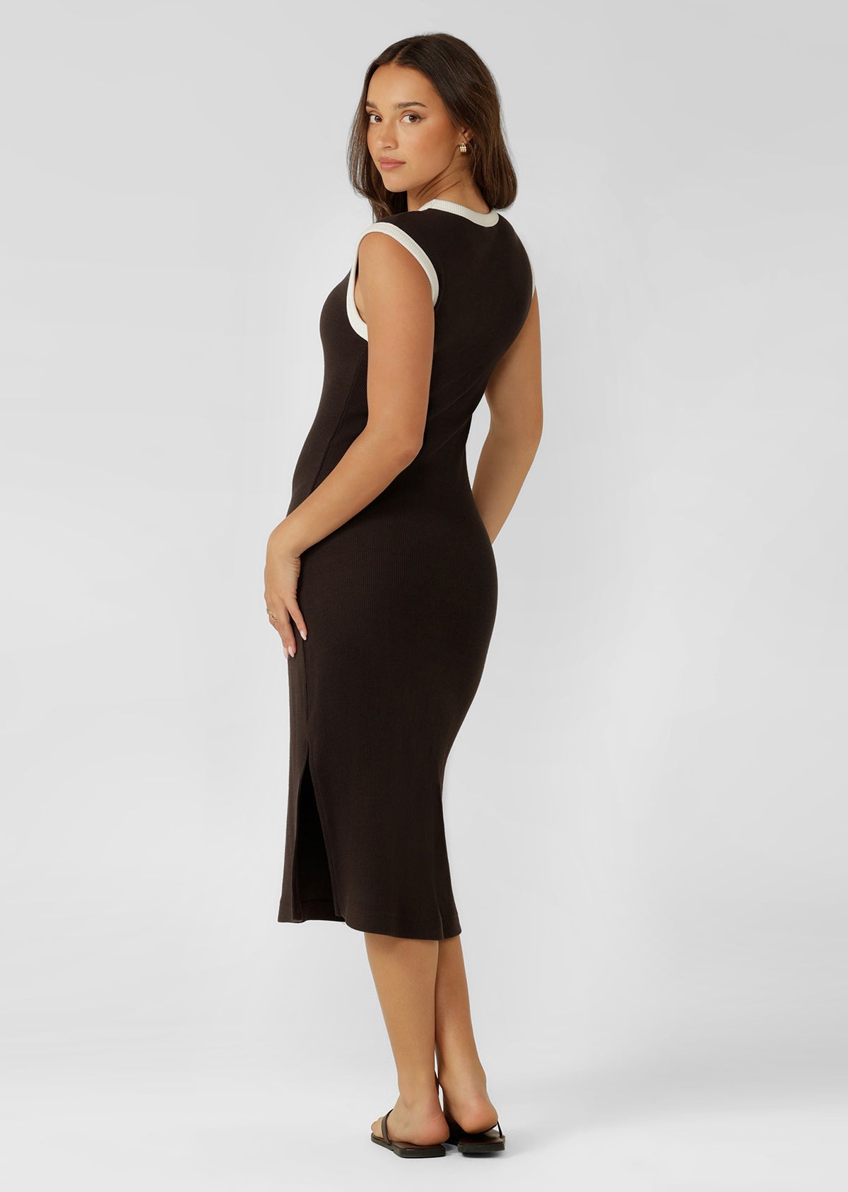 Lorna Jane Sundown Rib Dress - Volcano