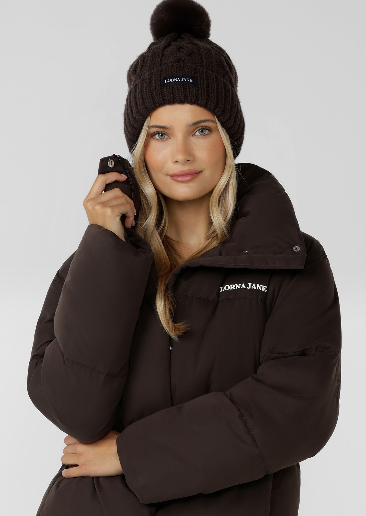 Lorna Jane Alpine Knit Beanie - Volcano