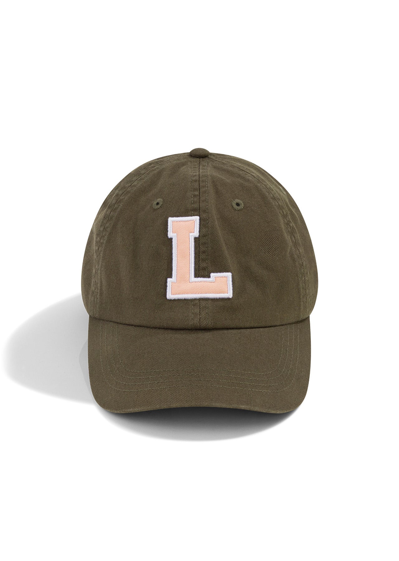 Lorna Jane LJ Letterman Cap - Washed Dark Khaki Haze