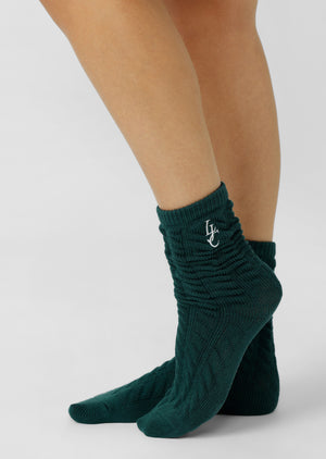 Lorna Jane It Girl Pilates Grip Socks - Midnight Green