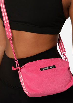 Lorna Jane Terry Crossbody Bag - Babin Pink