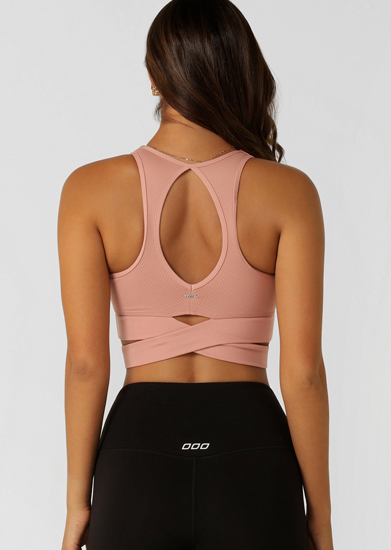 Lorna Jane Get Fit Sports Bra - Ash Rose