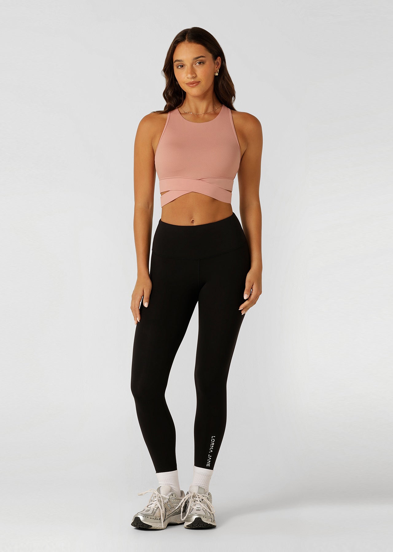 Lorna Jane Get Fit Sports Bra - Ash Rose