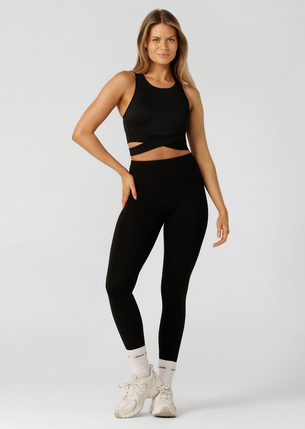 Lorna Jane Get Fit Sports Bra - Black