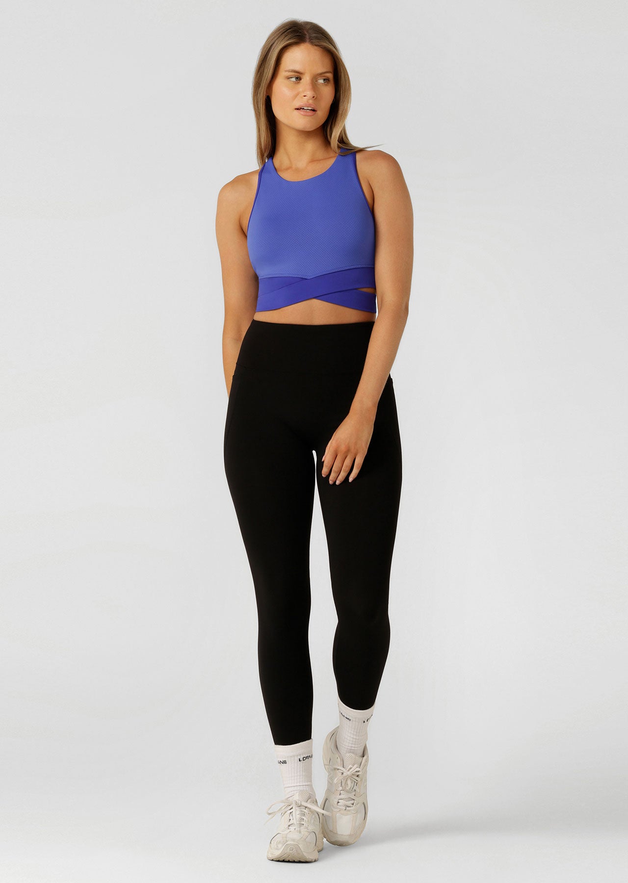 Lorna Jane Get Fit Sports Bra - Magnetic Blue