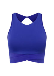 Lorna Jane Get Fit Sports Bra - Magnetic Blue