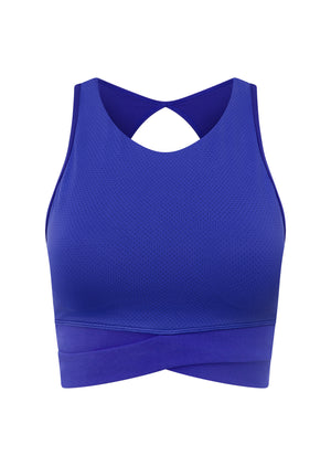 Lorna Jane Get Fit Sports Bra - Magnetic Blue