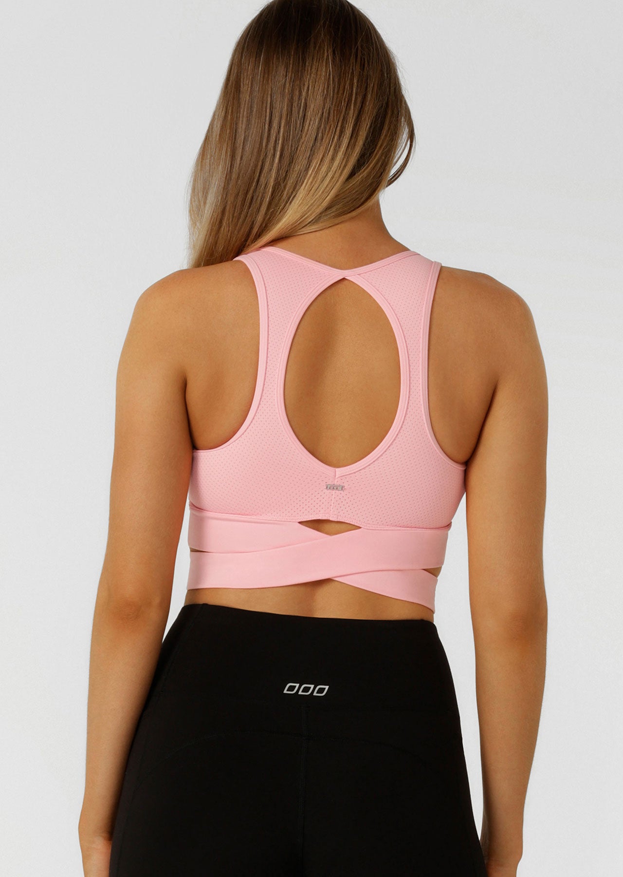 Lorna Jane Get Fit Sports Bra - Strawberry Lemonade