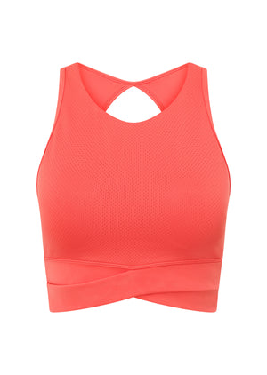 Lorna Jane Get Fit Sports Bra - Strawberry