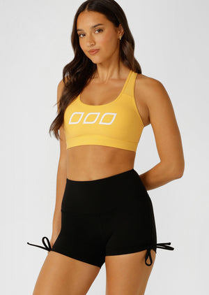 Lorna Jane Skinny Iconic Comfort Sports Bra - Dandelion