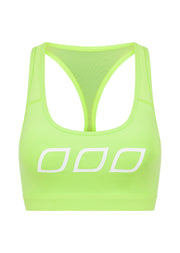 Lorna Jane Skinny Iconic Comfort Sports Bra - Glow Green