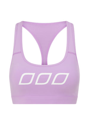 Lorna Jane Skinny Iconic Comfort Sports Bra - Soft Lilac