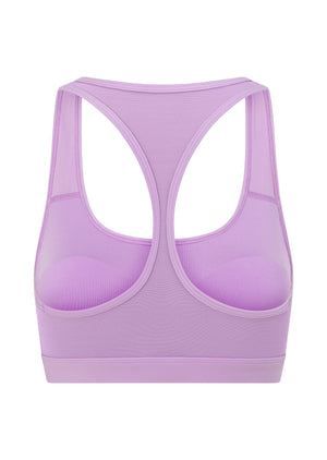 Lorna Jane Skinny Iconic Comfort Sports Bra - Soft Lilac