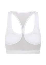 Lorna Jane Skinny Iconic Comfort Sports Bra - Recycled White