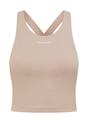 Lorna Jane Flexible Tank Bra Combo - Latte